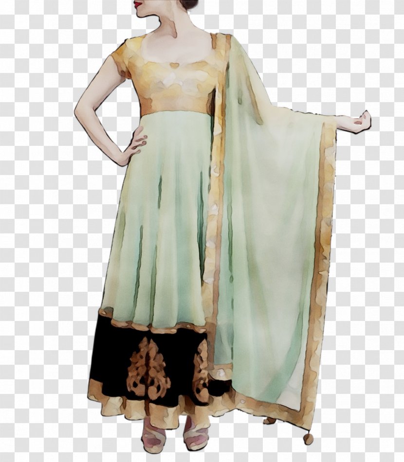 Shoulder Dress - Beige - Gown Transparent PNG