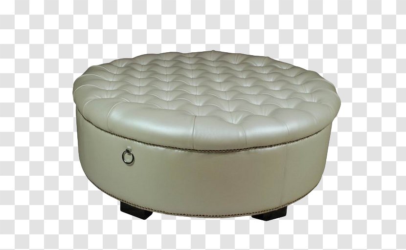 Foot Rests Circle - Table - Creative White Round Sofa Transparent PNG