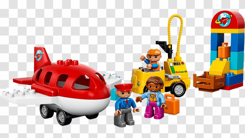 Airplane Lego Duplo Toy Canada - Plastic Transparent PNG