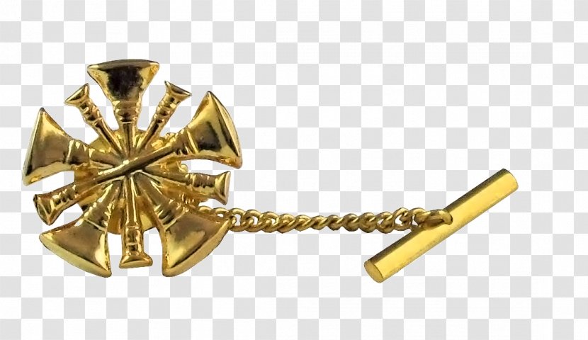 Tie Clip Pin Necktie Gold Body Jewellery - Metal - Ship Transparent PNG
