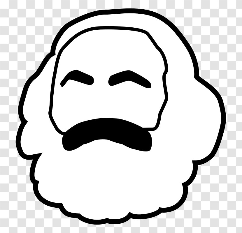 On The Jewish Question Capital Clip Art - White - Karl Marx Transparent PNG