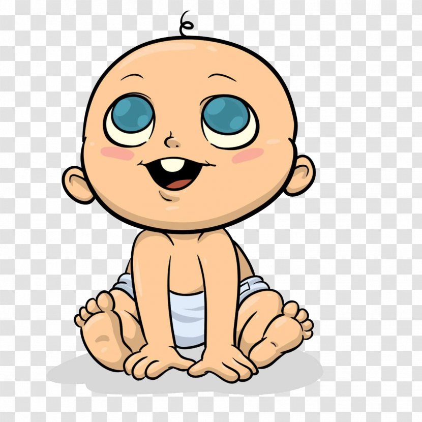 Infant Cartoon Drawing Clip Art - Child Care Products Transparent PNG