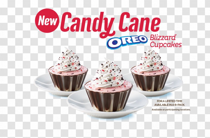 Cupcake Ice Cream Cake Dairy Queen Candy Cane - Baking - Soft Transparent PNG