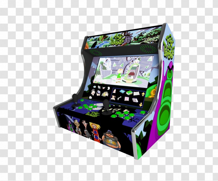 Day Of The Tentacle Street Fighter Arcade Cabinet Game La Borne - 2016 Transparent PNG
