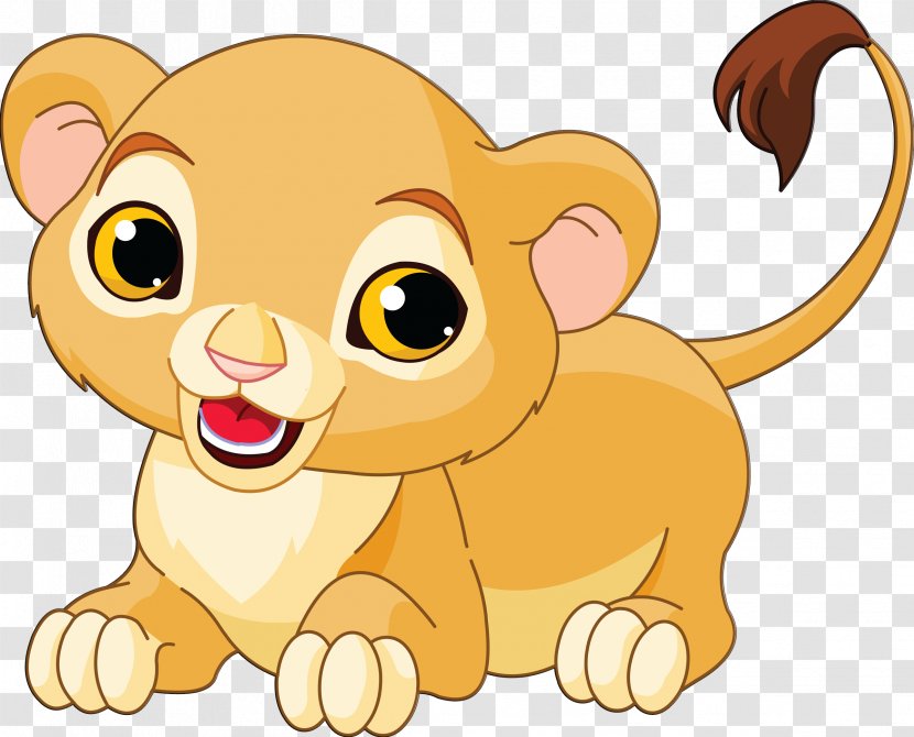 Lion Clip Art - Cartoon Transparent PNG