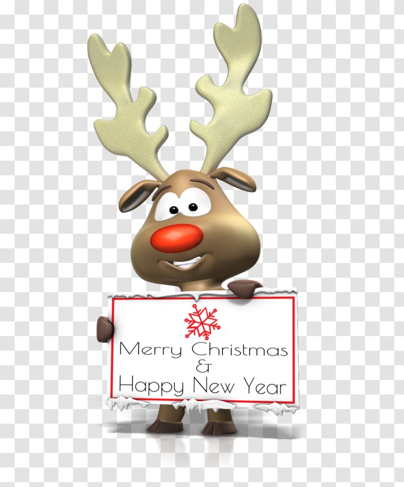 Reindeer Christmas Ornament Clip Art Transparent PNG