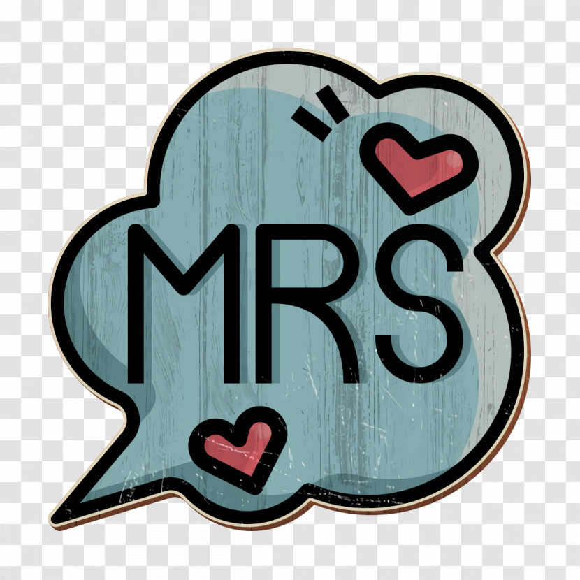 Wedding Icon Mrs Icon Love Icon Transparent PNG