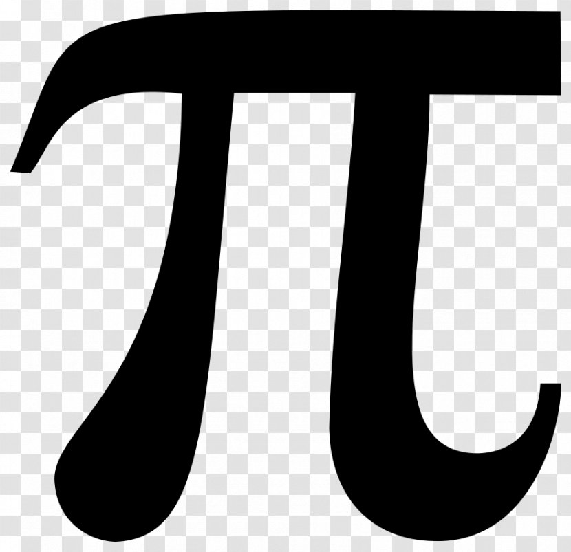 Pi Day Mathematics - Black And White Transparent PNG