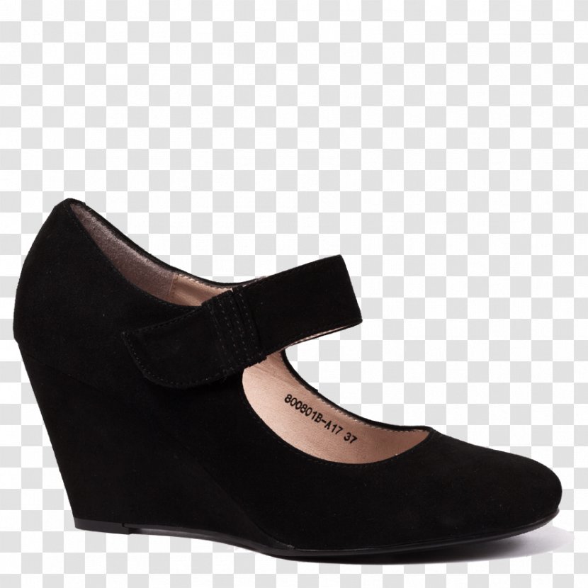Suede Shoe Walking Black M Transparent PNG