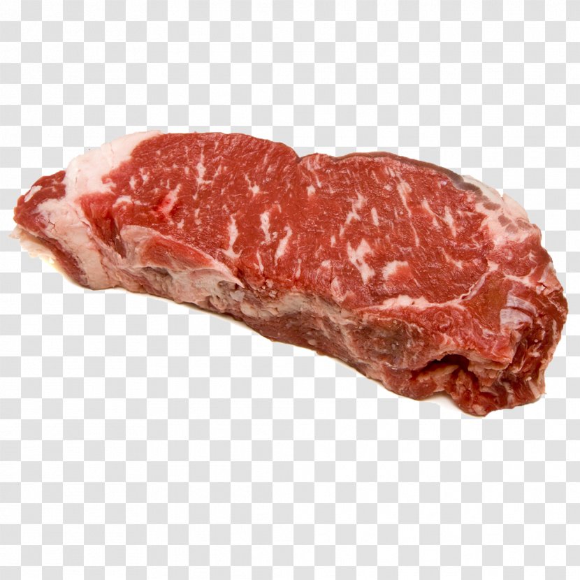 Strip Steak Meat Beefsteak - Silhouette - Sirloin Transparent PNG