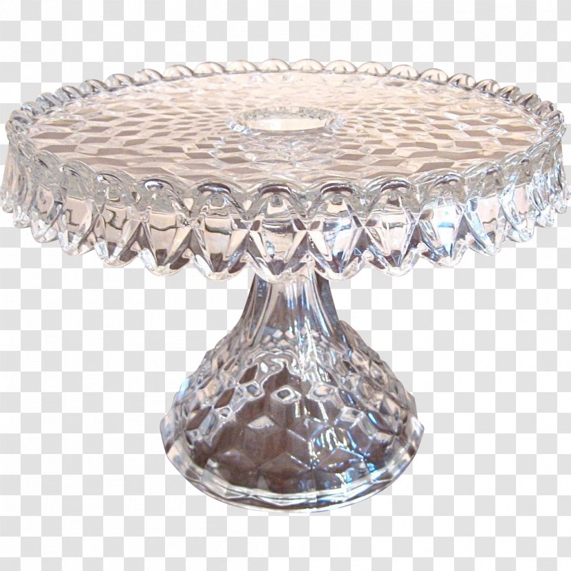 Glass Patera Silver Tableware Cake - Table - Stand Transparent PNG
