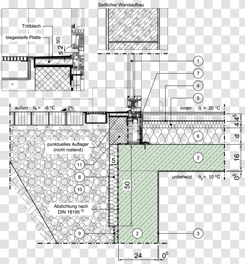 Floor Plan Technical Drawing - Angle Transparent PNG