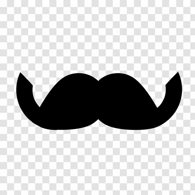 Moustache Barber Fashion Hair - Silhouette Transparent PNG