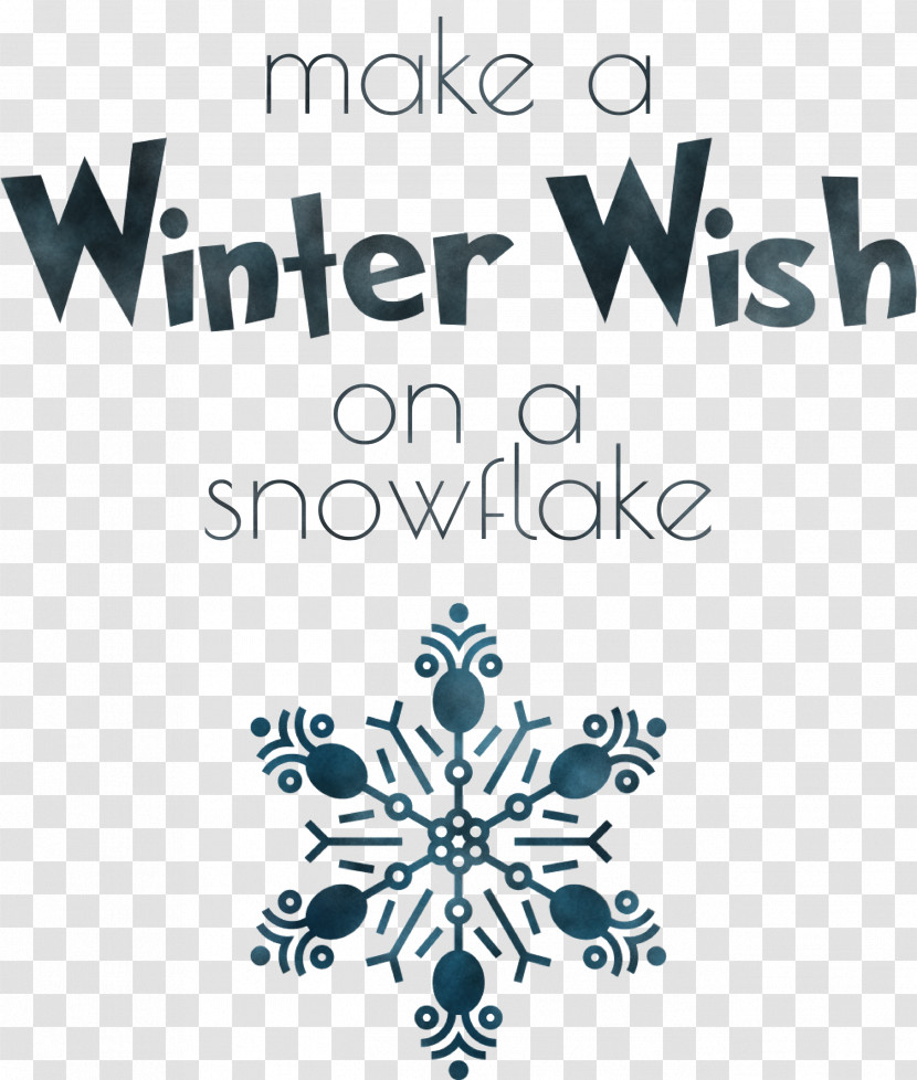 Winter Wish Snowflake Transparent PNG