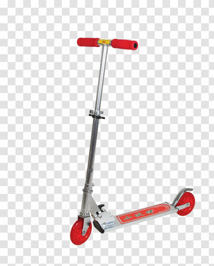 Kick Scooter Red - Classic Transparent PNG