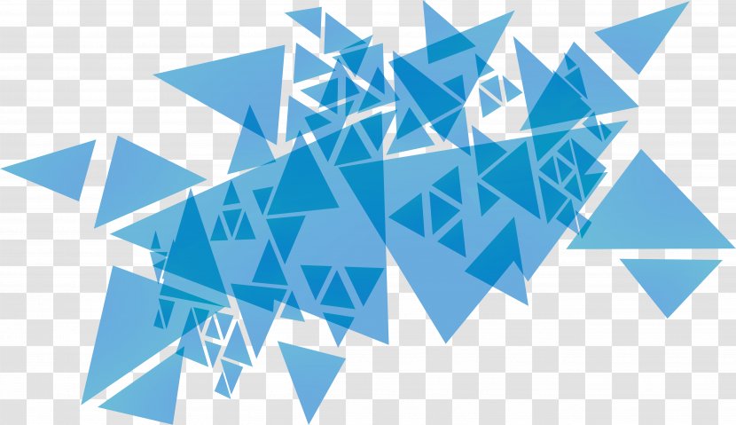 Triangle Euclidean Vector Coating Download - Blue - Sky Debris Transparent PNG