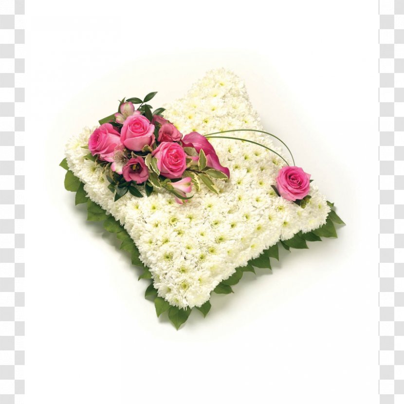 Cushion Pillow Floral Design Funeral Flower - Wreath Transparent PNG