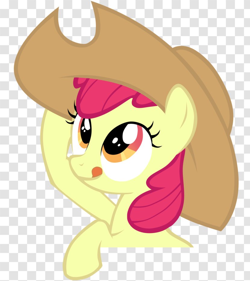 Applejack Apple Bloom Pinkie Pie Pony Rarity - Cartoon - Hat Transparent PNG