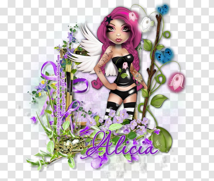 Fairy Doll Flower - Mythical Creature - ALICIA MUJICA Transparent PNG