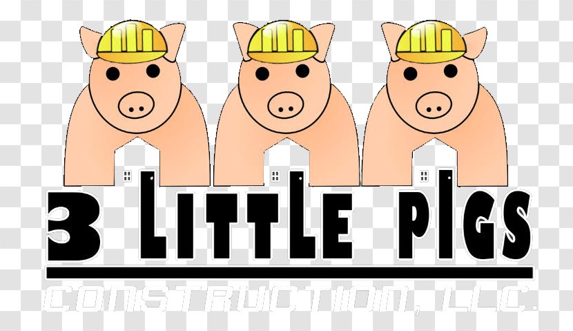 Renovation Home Improvement House Kitchen Construction - Cartoon - 3 Little Pigs Transparent PNG