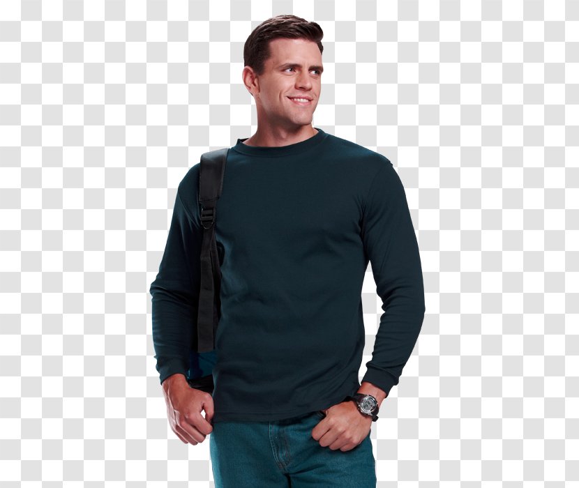 Long-sleeved T-shirt Bluza Shoulder - T Shirt Transparent PNG