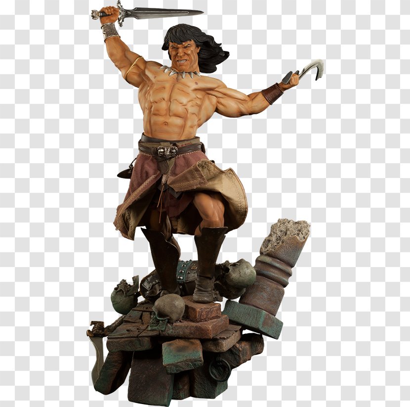 Conan The Barbarian Statue Figurine Sideshow Collectibles Cimmeria - Toy Transparent PNG