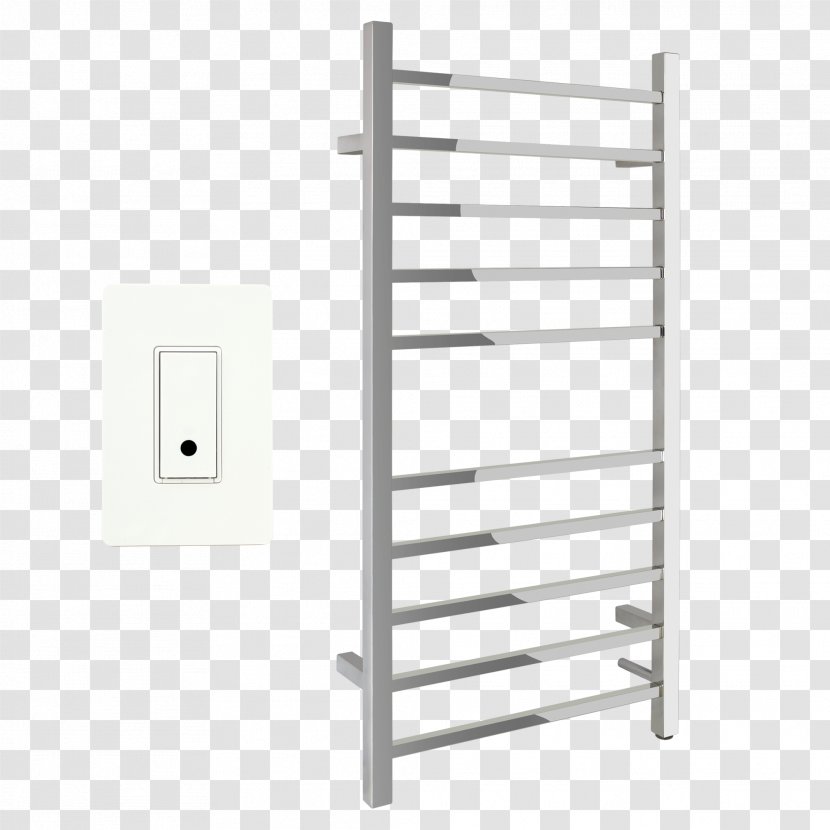 Heated Towel Rail WarmlyYours Infinity Warmer TW-F10BS-PL Warmly Yours Metropolitan Hard Wire Polished Bar Bathroom - Stainless Steel - Heater Radiator Transparent PNG