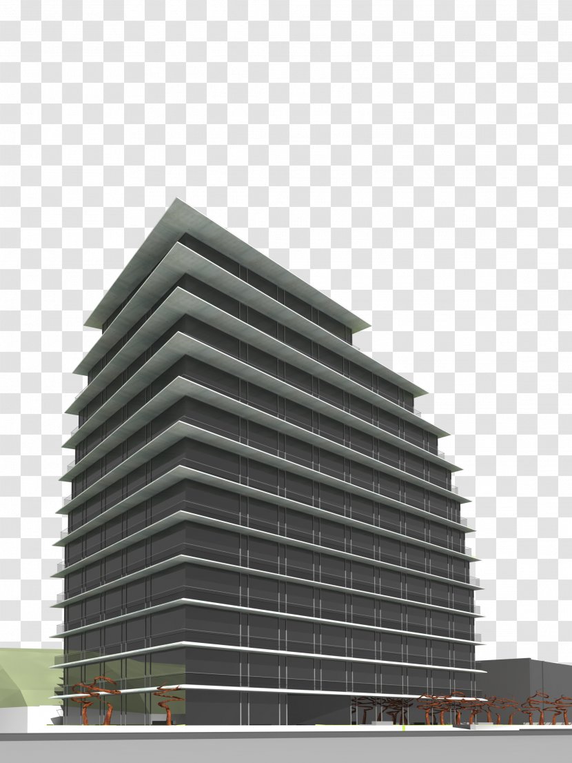 Commercial Building Architecture Facade Skyscraper - Headquarters Transparent PNG