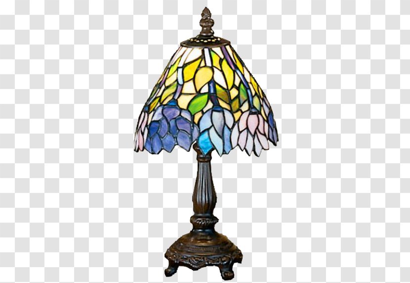 Stained Glass Table Light Fixture Tiffany Lamp - Chandelier - Deco Lamps Transparent PNG