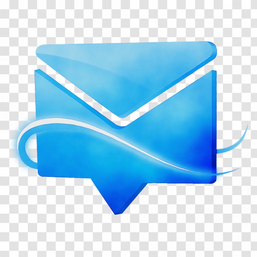 Email Clip Art Image - Aqua - Aol Mail Transparent PNG