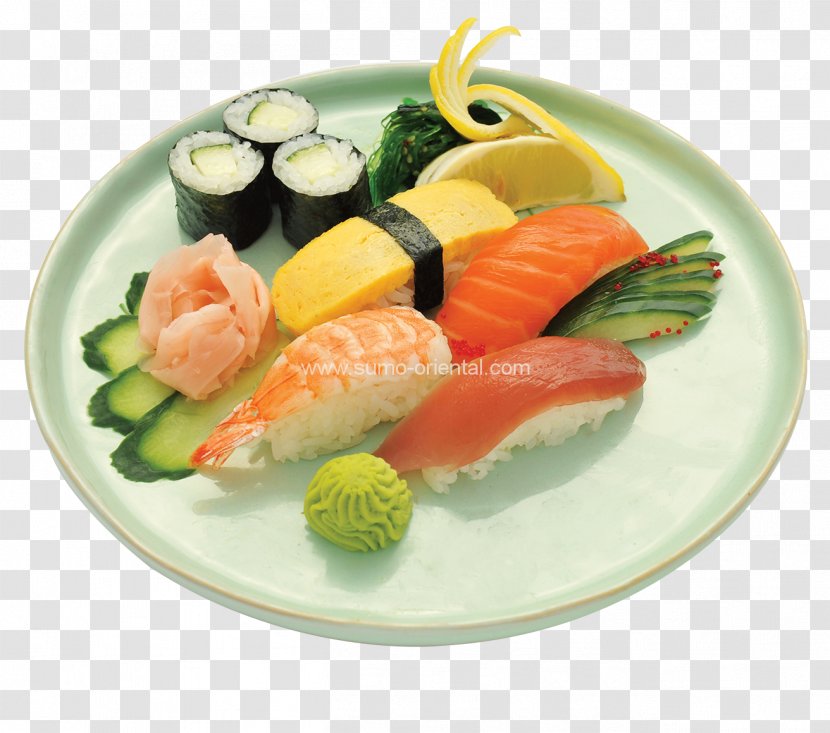 Sushi Sashimi California Roll Japanese Cuisine Gimbap - Smoked Salmon Transparent PNG