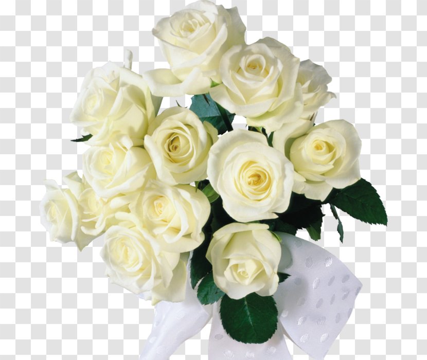 Flower Bouquet Rose - White Transparent PNG