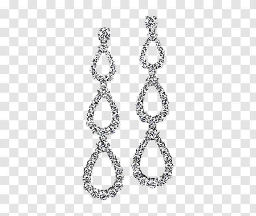 Earring Body Jewellery Silver - Jewelry Transparent PNG