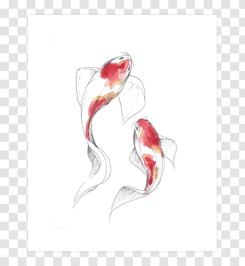 Watercolor Painting Drawing Art Koi - Fish Transparent PNG