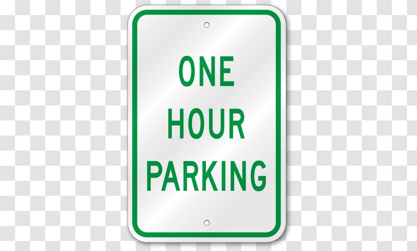Parking Car Park Brady Corporation Road Traffic Control Sign - Logo - 1 Hour Transparent PNG