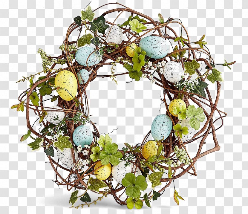 Wreath Easter Clip Art Floral Design - Floristry Transparent PNG