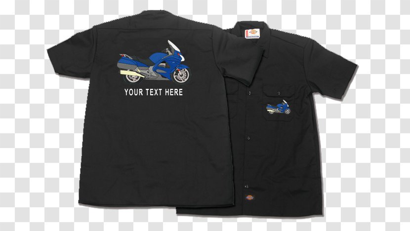 T-shirt Sleeve Polo Shirt Dickies - Black - Bmw R1200rt Transparent PNG