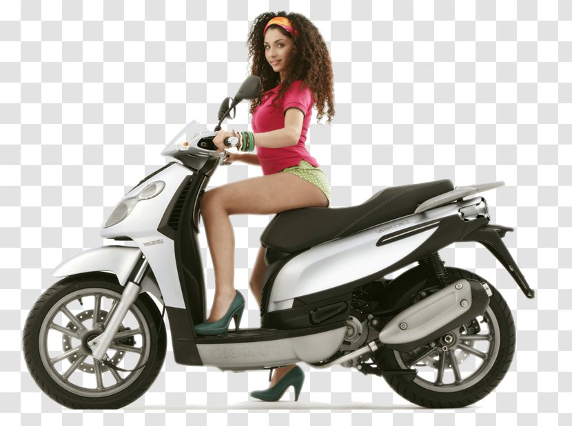 Motorized Scooter Painting Motorcycle Accessories - Moped 1950 Transparent PNG