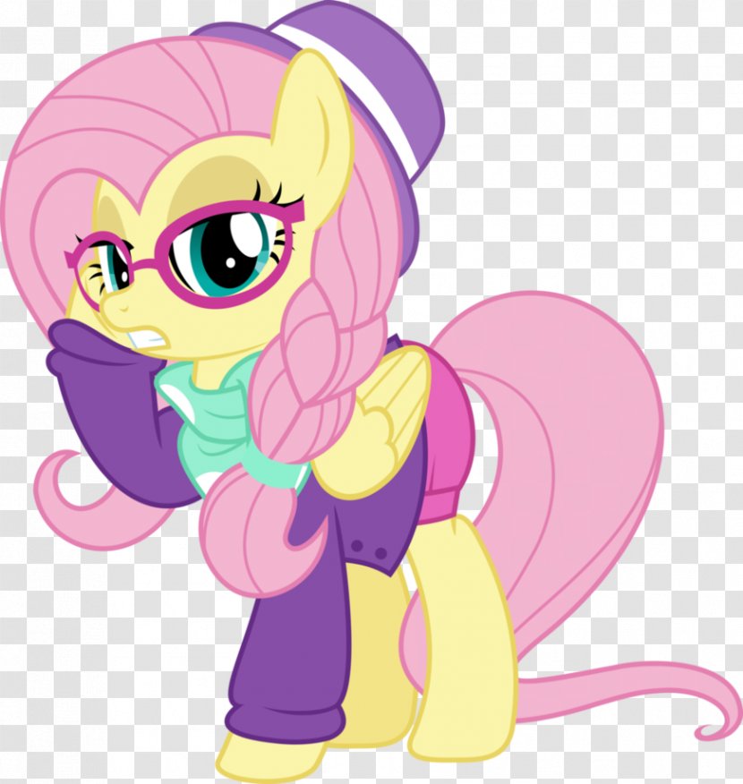 Pony Fluttershy Applejack Rainbow Dash Derpy Hooves - Tree - Bashful Transparent PNG