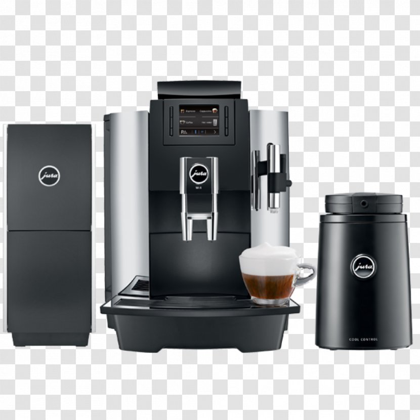 Coffeemaker Espresso Jura WE8 Elektroapparate - Flat White - Coffee Transparent PNG