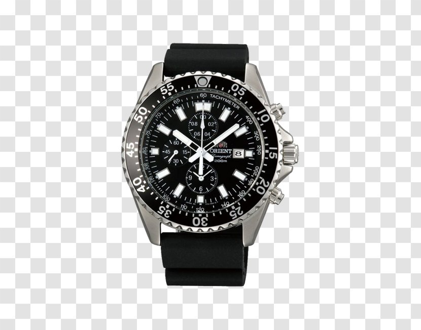 Orient Watch Chronograph Clock Diving - Power Reserve Indicator Transparent PNG