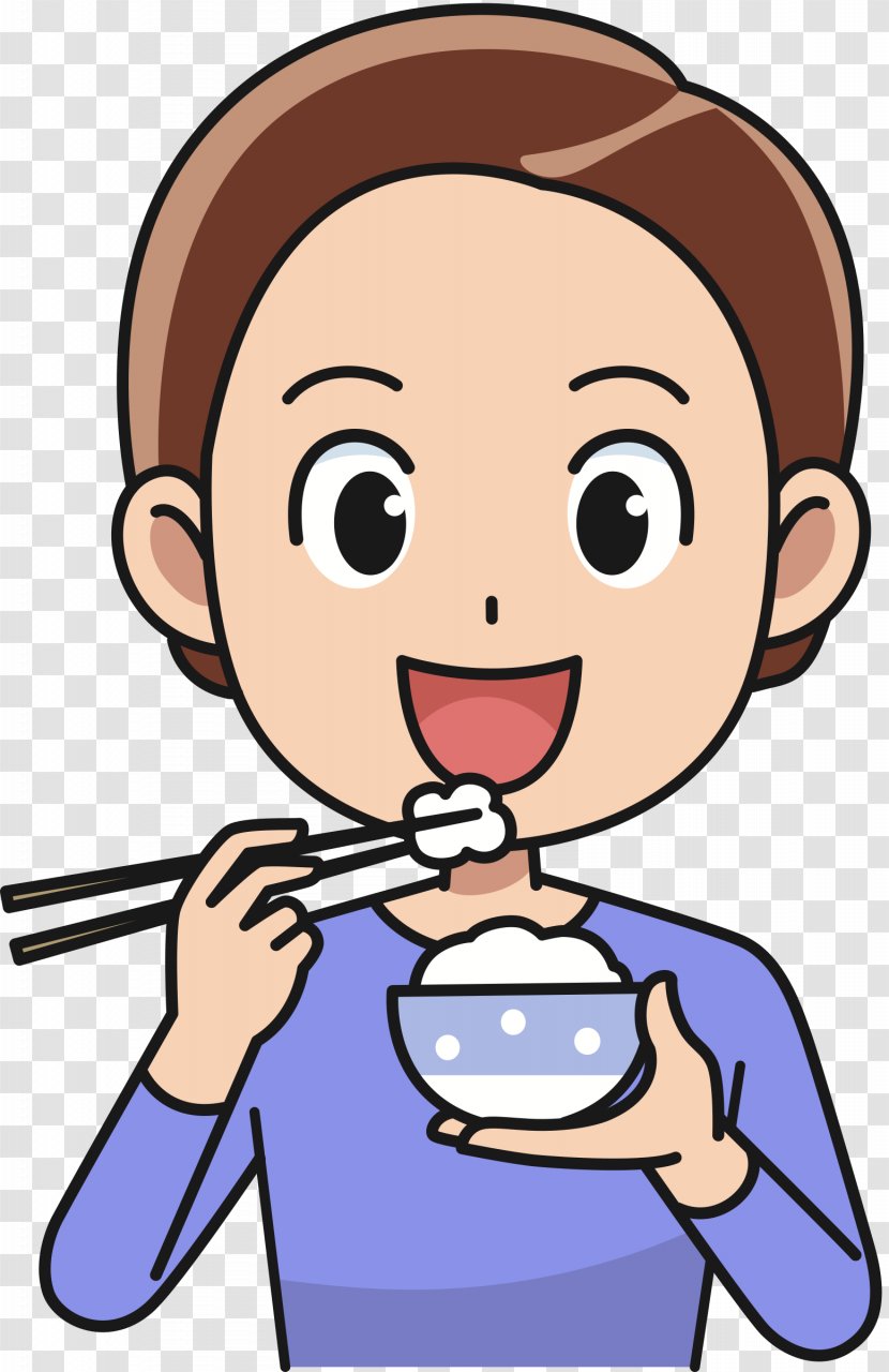 Japanese Cuisine Eating Rice Clip Art - Watercolor Transparent PNG