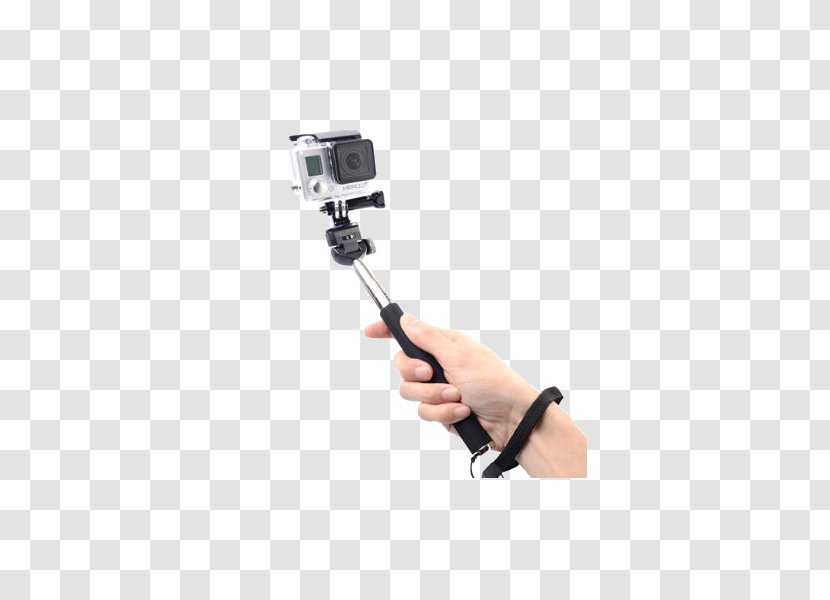 Action Camera GoPro Selfie Stick Tripod - Digital - Yang Mu Motion Of The Self-timer Lever Accessories Transparent PNG