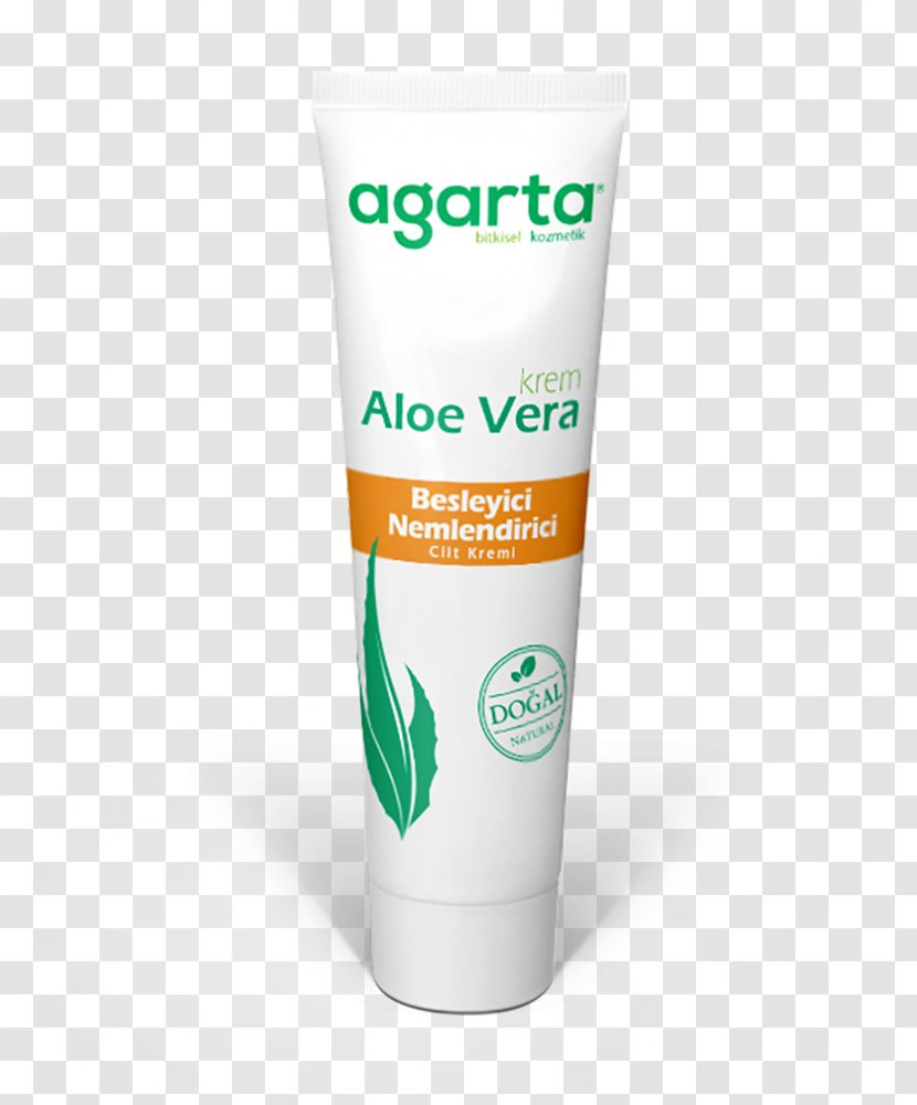Cream Lotion Sunscreen Product - Aloe Vera Transparent Transparent PNG
