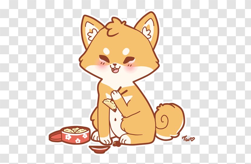 Whiskers Shiba Inu Cat Art Transparent PNG