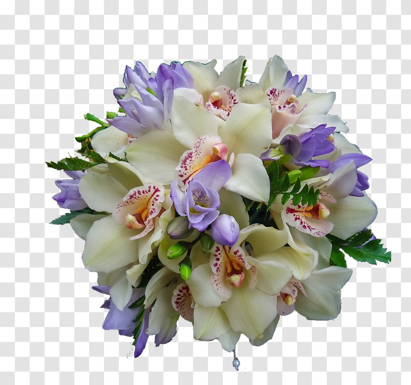 Floral Design Cut Flowers Lily Of The Incas Flower Bouquet - Flowering Plant Transparent PNG