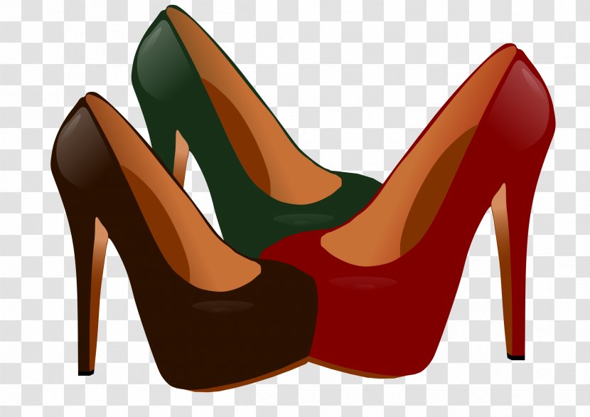 Dress Shoe High-heeled Footwear Clip Art - Highheeled - Shoes Transparent PNG