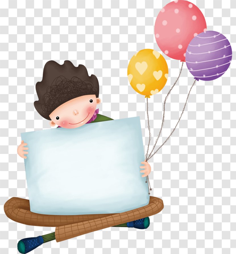 God Image Photograph Child August 20 - Poster - Balloons Border Transparent PNG