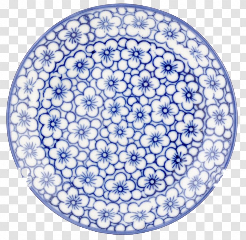 Tableware Plate Blue And White Pottery Ceramic Transparent PNG