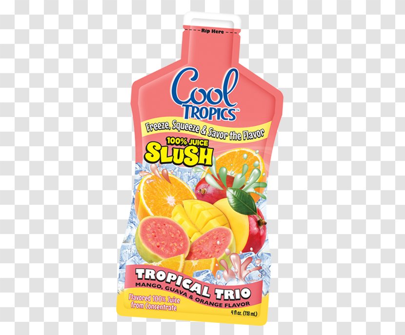 Slush Orange Juice Drink Soft - Snack - Fruit Transparent PNG